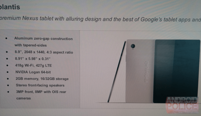 La HTC Nexus 9 sería presentada este mes