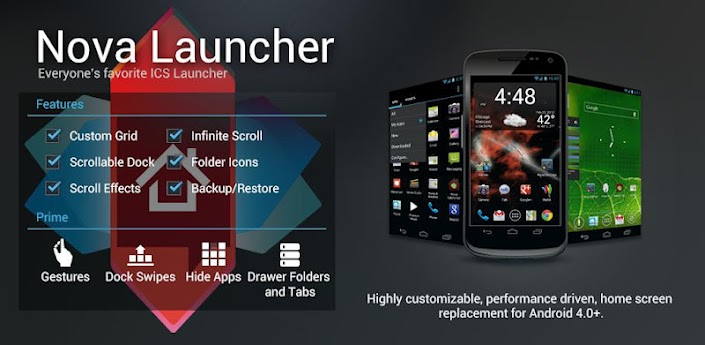Nova Launcher se actualiza a la versión 3.0 con mejoras de diseño y escucha activa