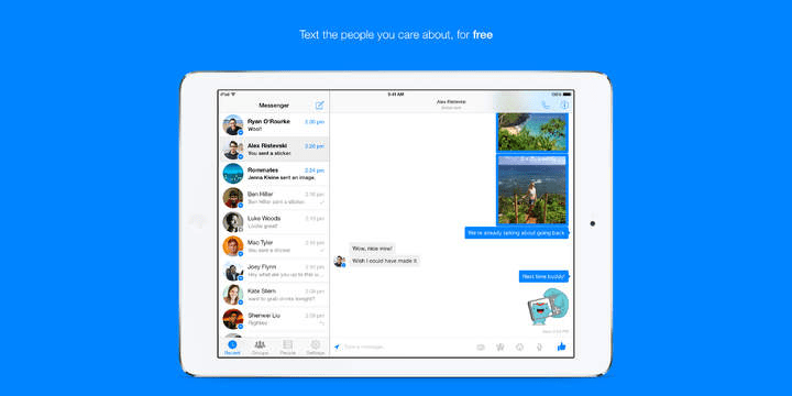 Facebook Messenger finalmente hace su aparición para el iPad