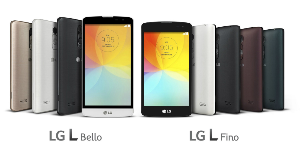 L Bello y L Fino son los nuevos equipos presentados por LG