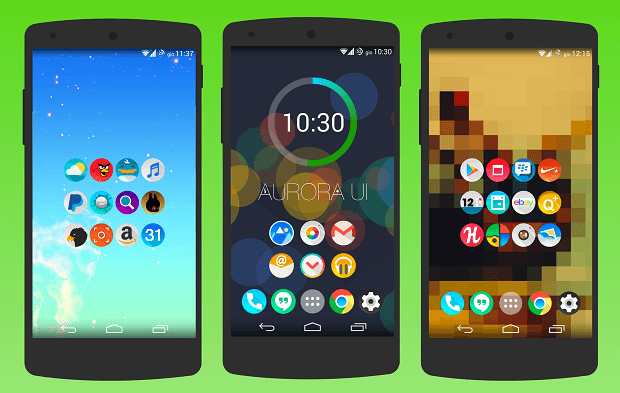 Aurora UI icon pack: dale un toque fresco a tu Android