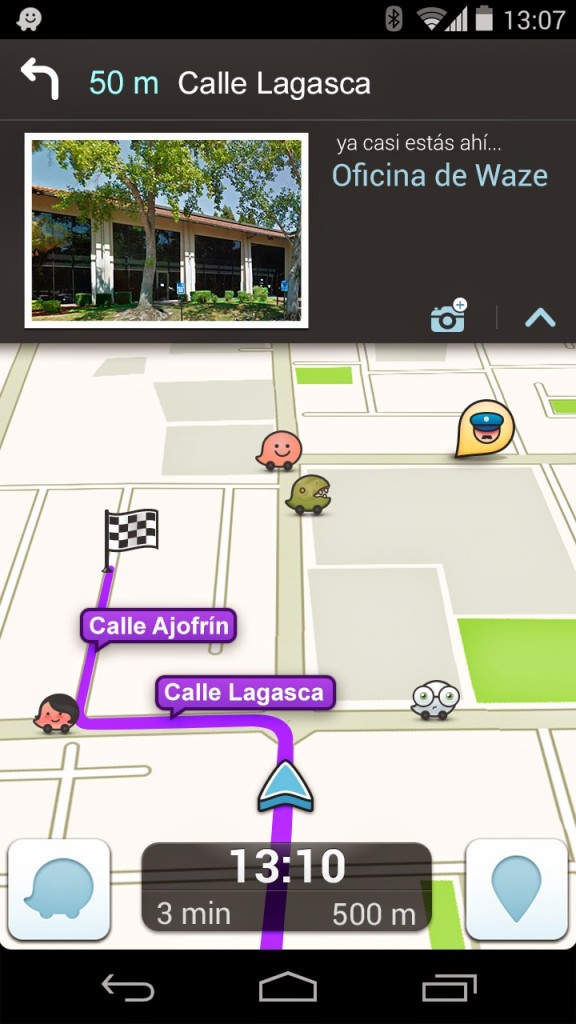 nearing destination SP