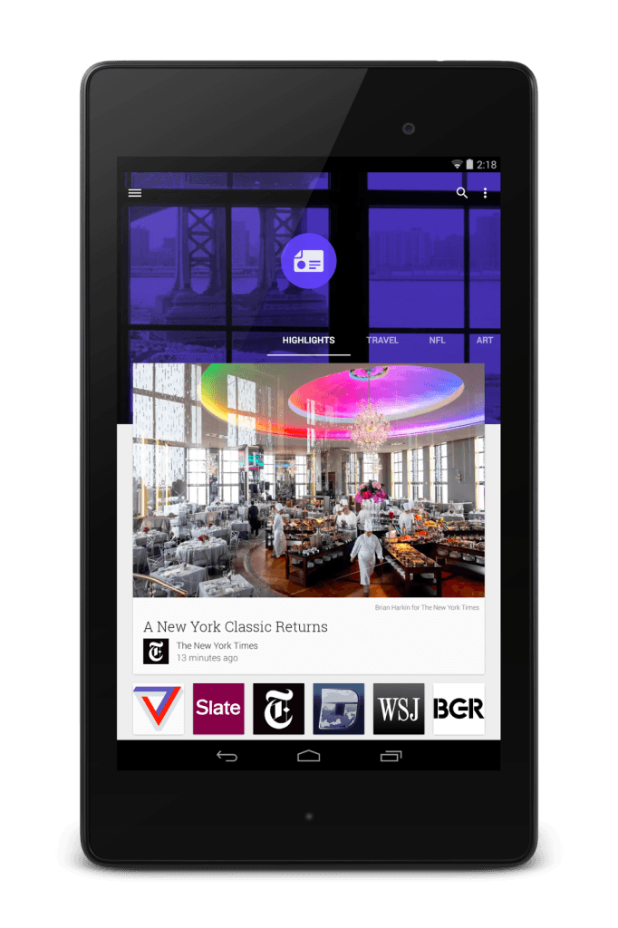 Newsstand - Android Update - N7