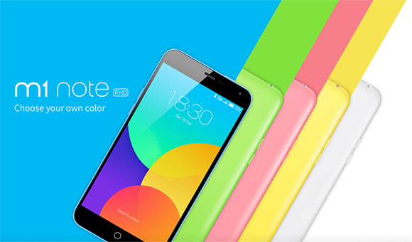 Meizu presenta el M1 Note, un colorido smartphone asiático