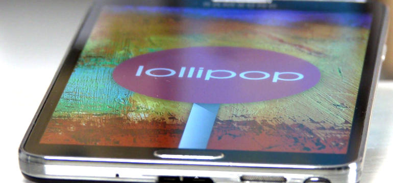 Android Lollipop 5.0 disponible para el Galaxy Note 3
