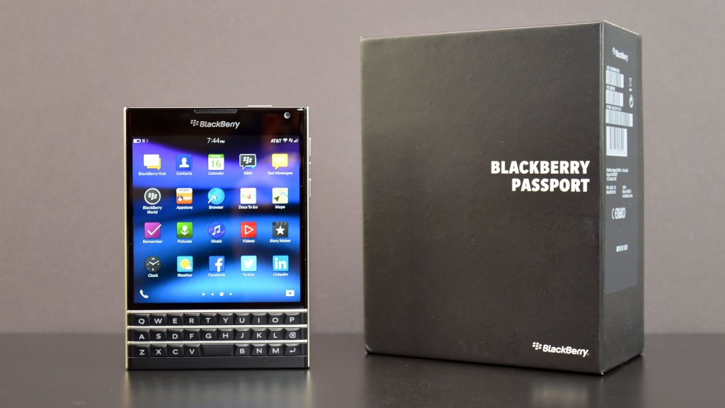 BlackBerry Passport gana importante premio de diseño