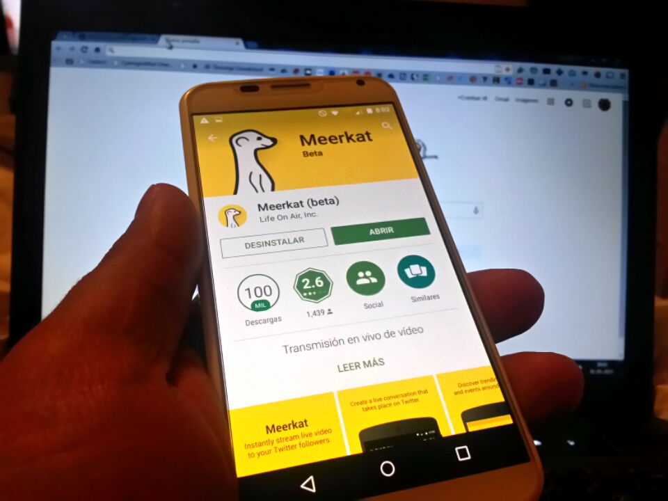 Meerkat ya esta disponible para Android