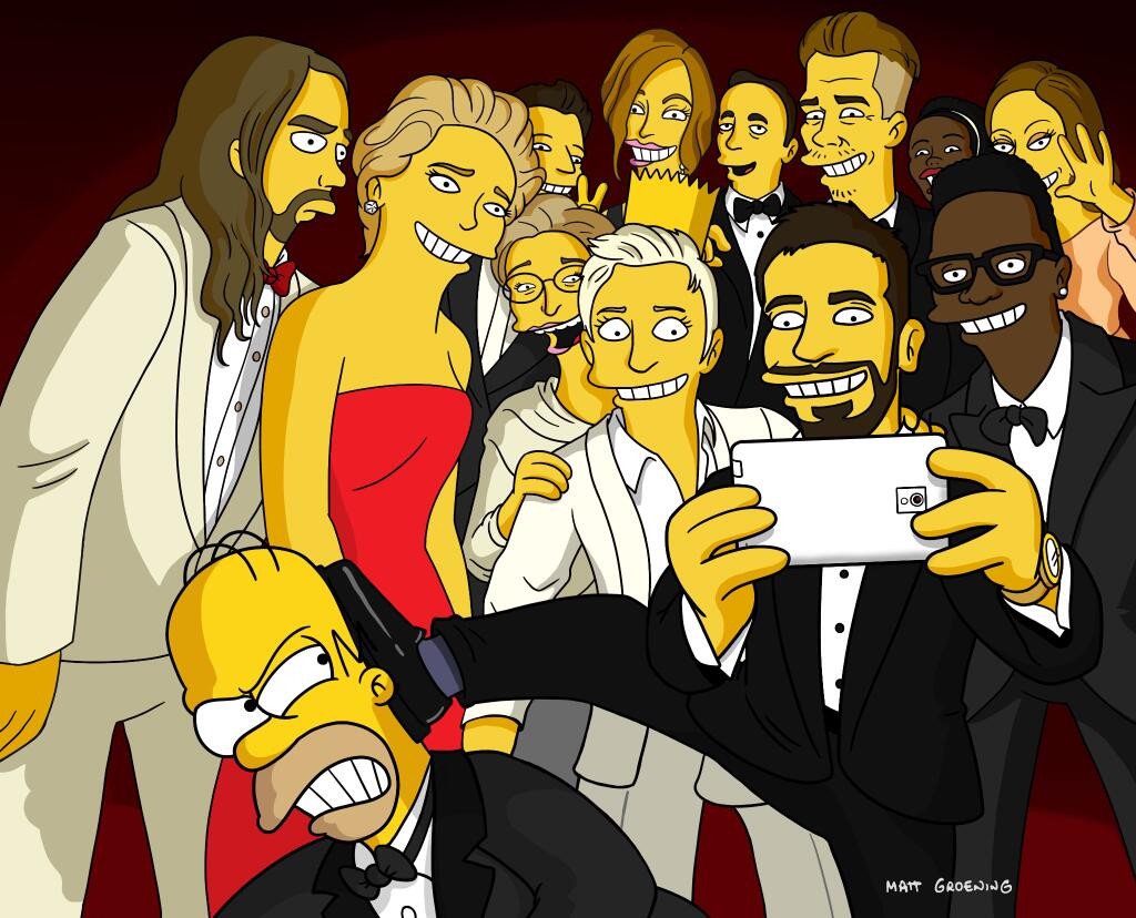 selfiesimpons