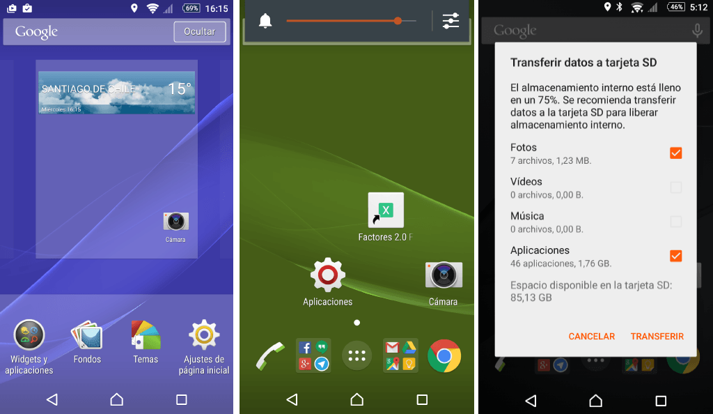 triple captura xperiaz3 5.1.1-2