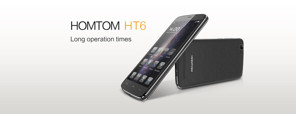 Doogee Homtom HT6 es el smartphone con batería de 6.250mAh