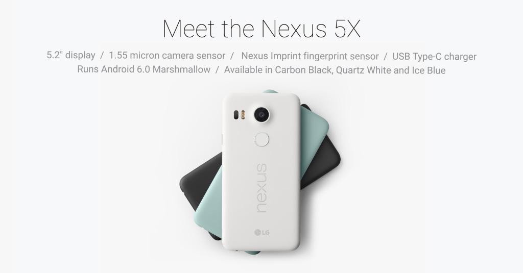 Google presenta el nuevo Nexus 5X fabricado por LG