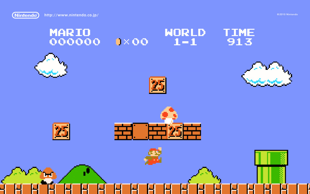 Google homenajea los 30 años de Super Mario Bros