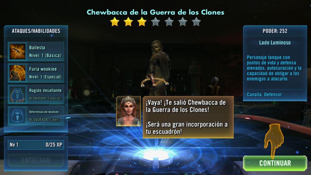 09 - Tarjeta de Cromo - Deriva en Tarjeta de Chewbacca