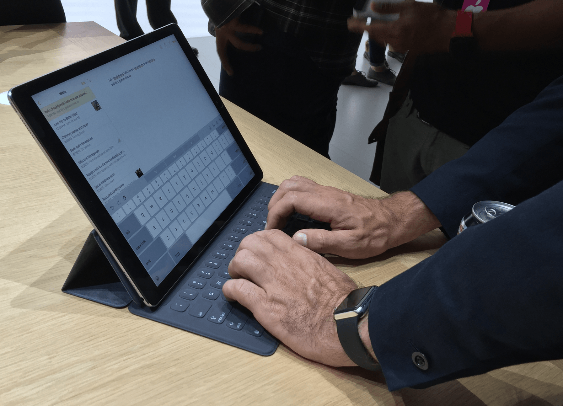 Trabajando en el iPad Pro