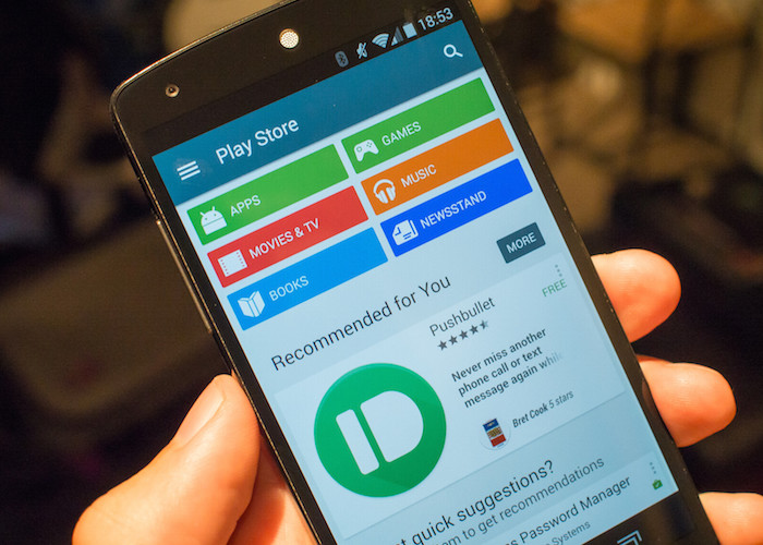 La Play Store de Google ahora es compatible con gestos