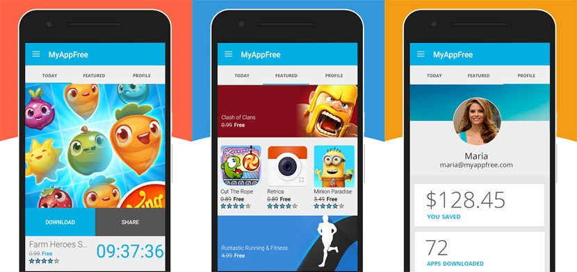 Aplicaciones de pago gratis en Android con Myappfree