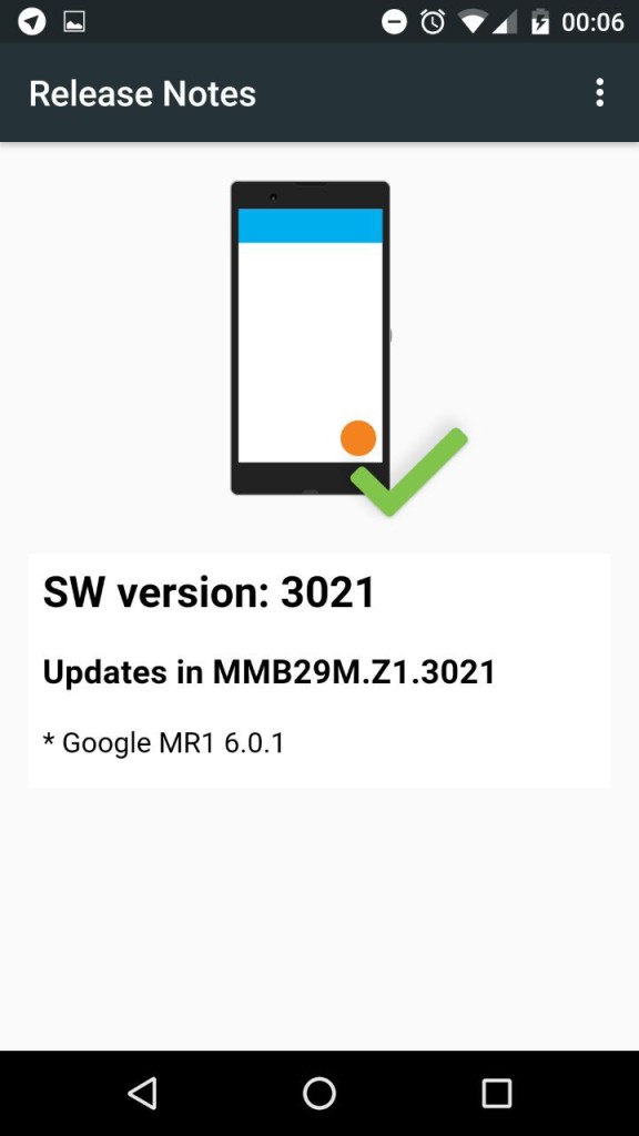 xperia z3 6.0.1 update