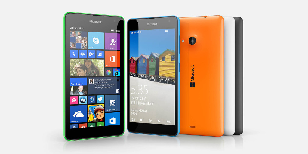 Microsoft Lumia 535 de latinoamérica está recibiendo Windows 10