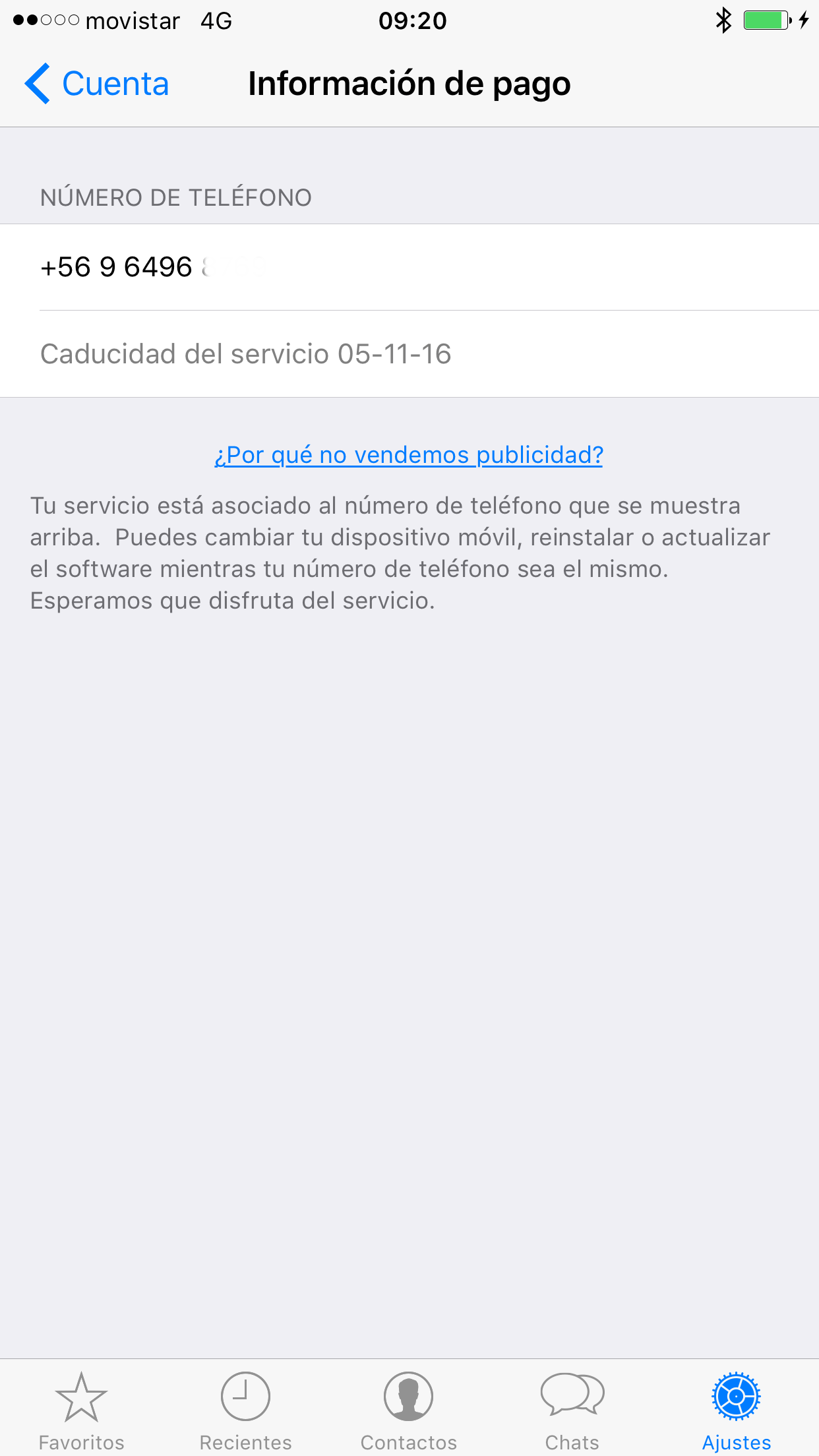 WhatsApp Pago