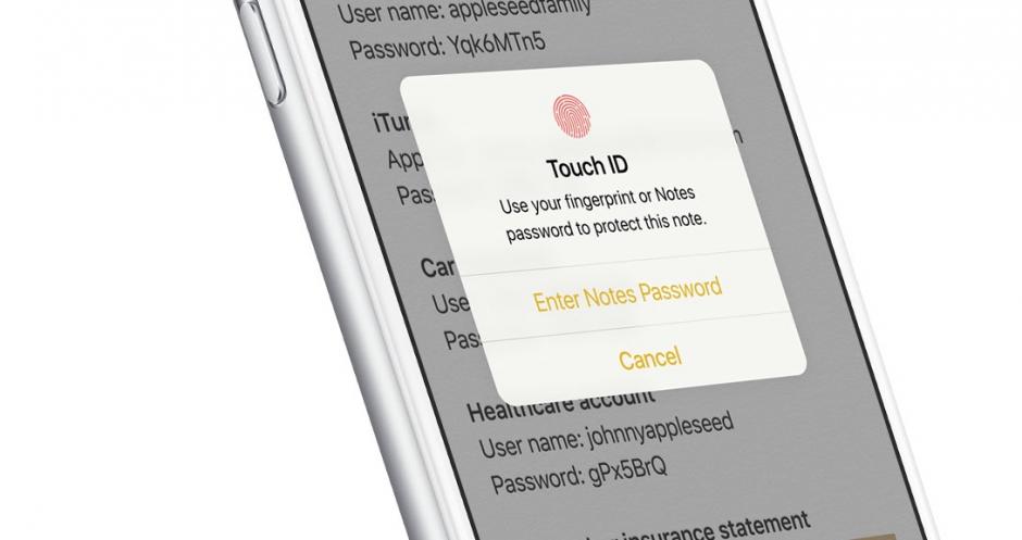 Aprende a proteger las notas de tu iPhone usando Touch ID en iOS 9.3