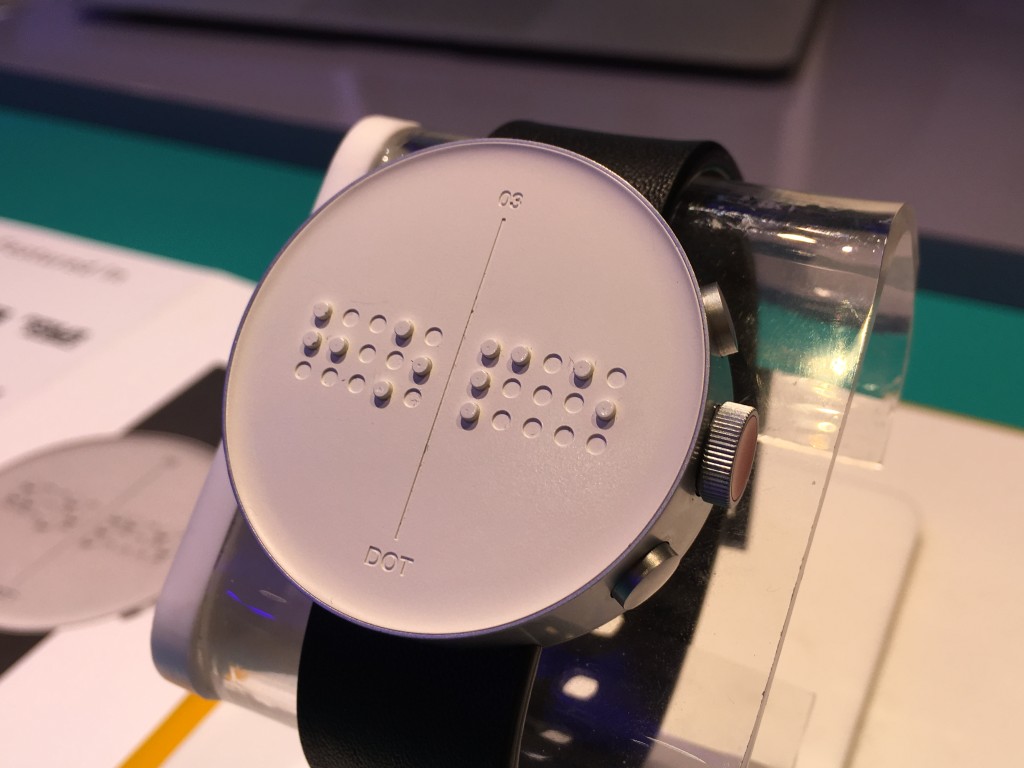Dot, el primer reloj inteligente braille del mundo #MWC16 [Video]