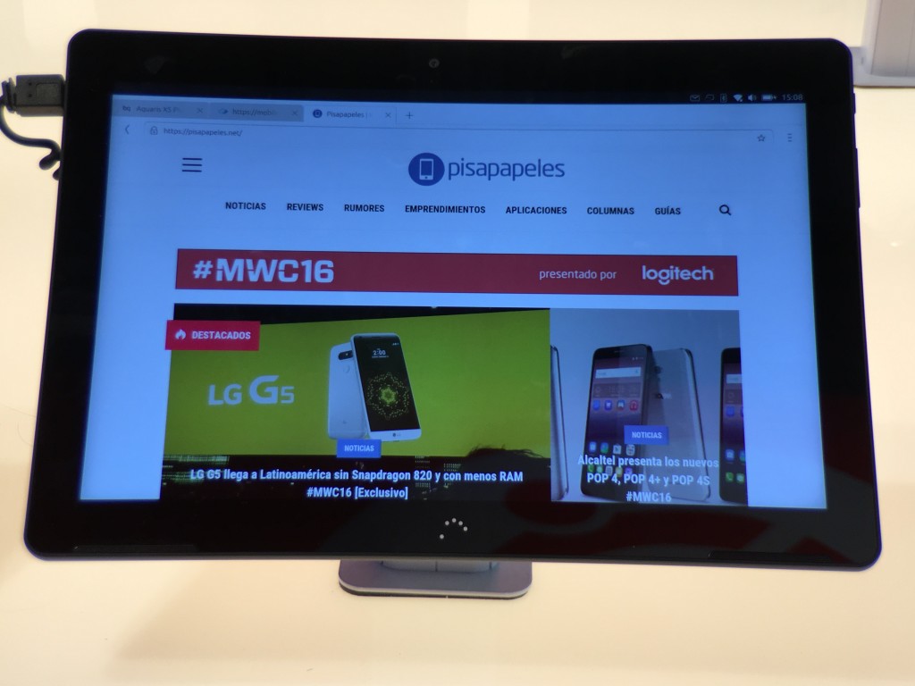 Así funciona la Aquaris M10 Ubuntu Edition de bq #MWC16 [Video]