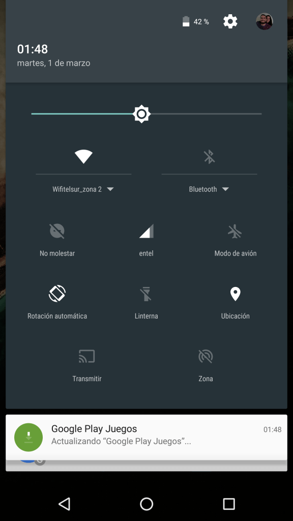 Ajustes rápidos en Android Marshmallow