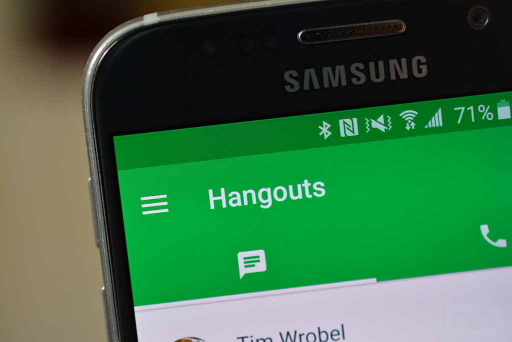 Hangouts se actualiza con soporte de GIF en Android 7.1 Nougat