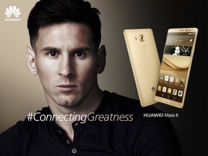 Huawei hace oficial el Mate 8 edición especial Lionel Messi