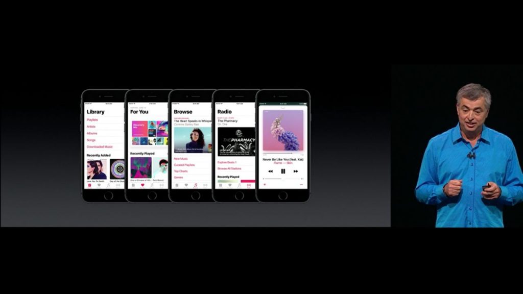 Apple Music se rediseña en iOS 10 y llega con varias novedades #WWDC16