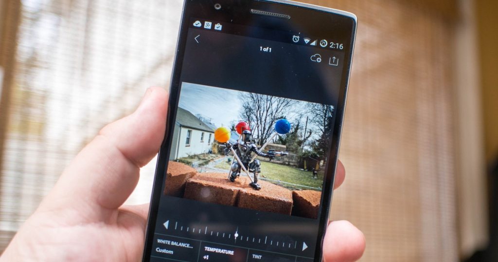 Adobe Lightroom 2.1 hará la cámara de tu Android más pro