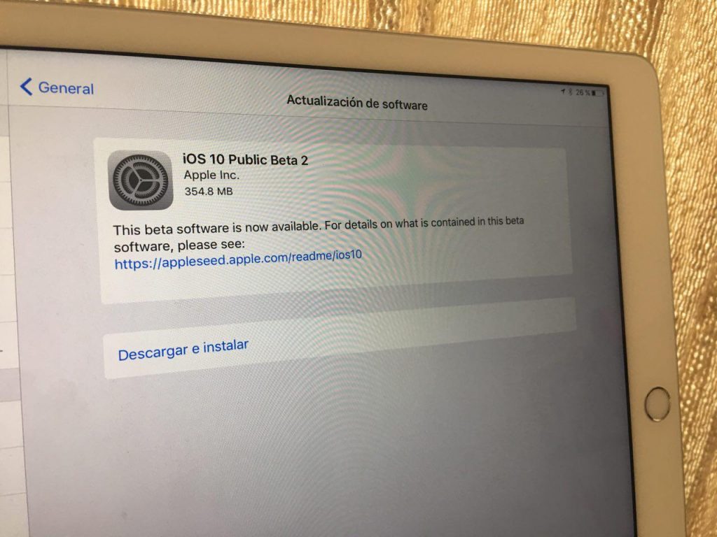 Apple lanza la segunda beta pública de iOS 10