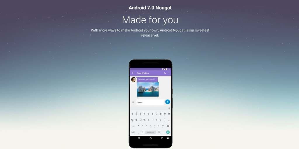 Google lanza la versión final de Android 7.0 Nougat