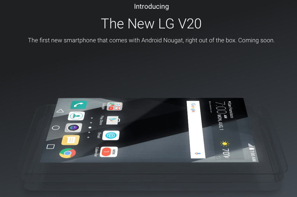Nuevamente se filtra una foto real del LG V20, la cual confirma su diseño