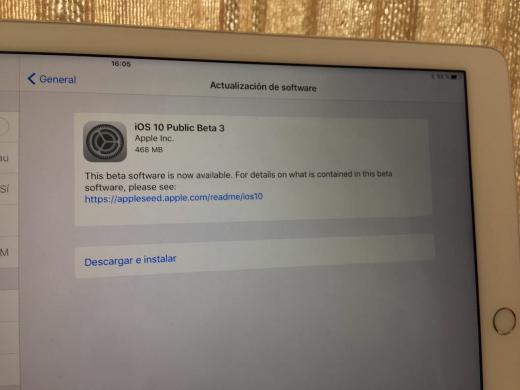 Apple libera la tercera beta pública de iOS 10