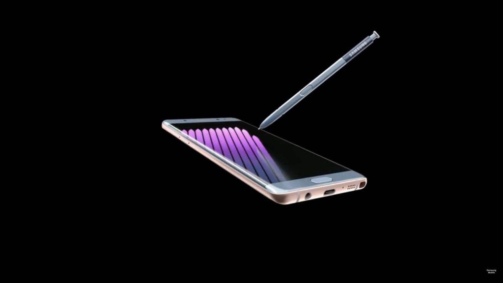 Samsung presenta el nuevo Galaxy Note 7