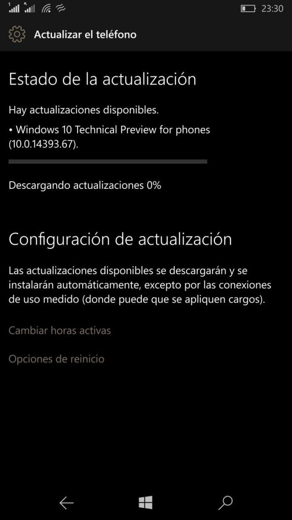 Windows 10 Mobile Technical Preview