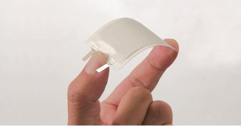 Panasonic presenta baterías flexibles para wearables
