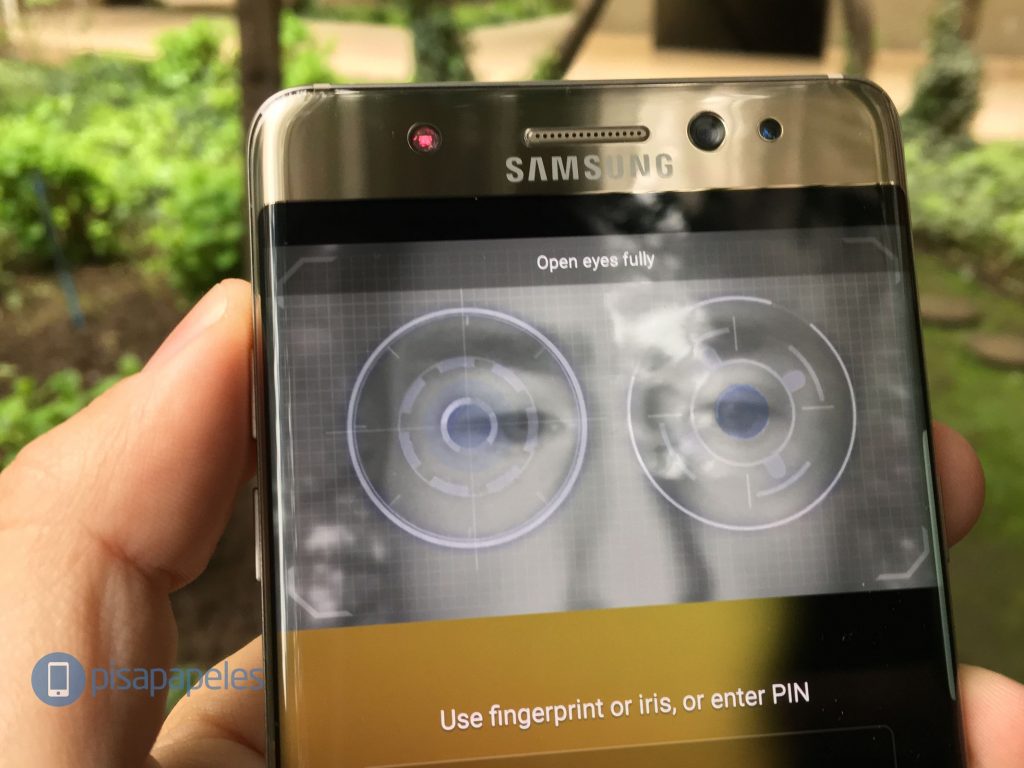 El lector de iris del Samsung Galaxy S8 podrá ser utilizado para realizar pagos móviles