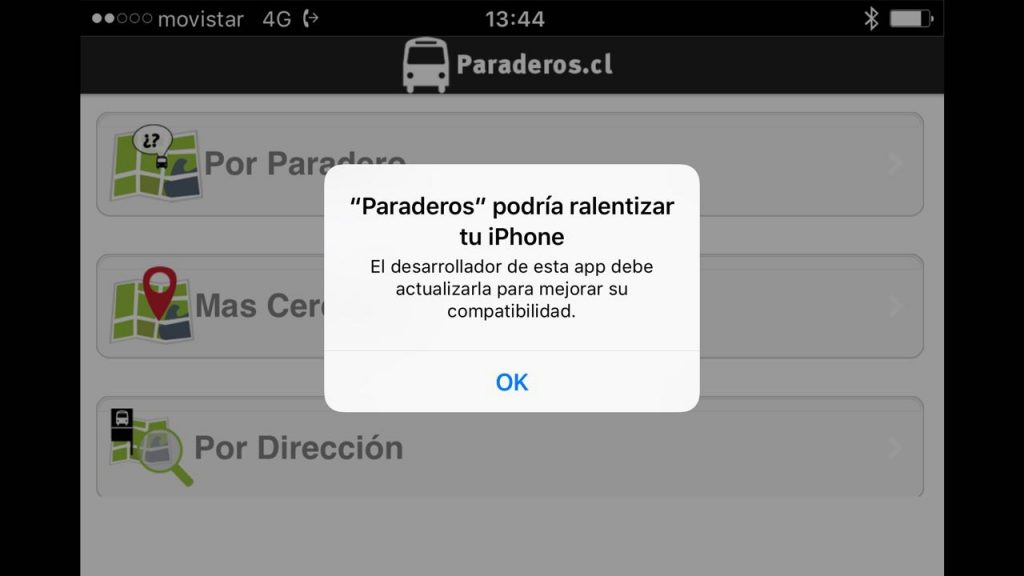 iOS 10.1 beta te advierte cuando una app es de 32 bits