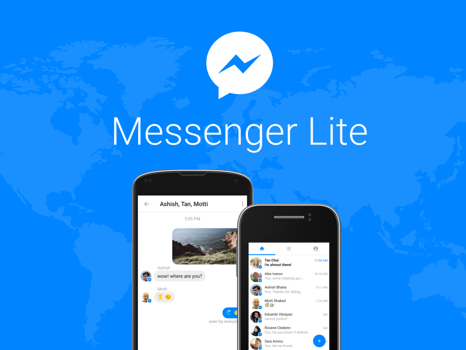 [Actualizado] Facebook lanza Messenger Lite para Android