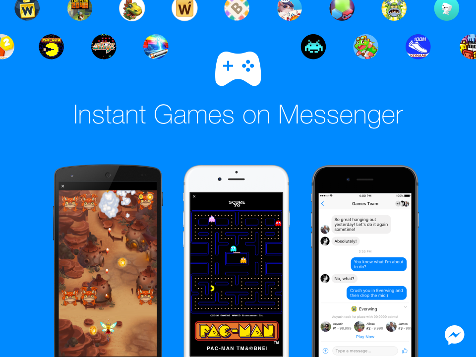 Ahora podrás jugar en tus conversaciones de Facebook Messenger