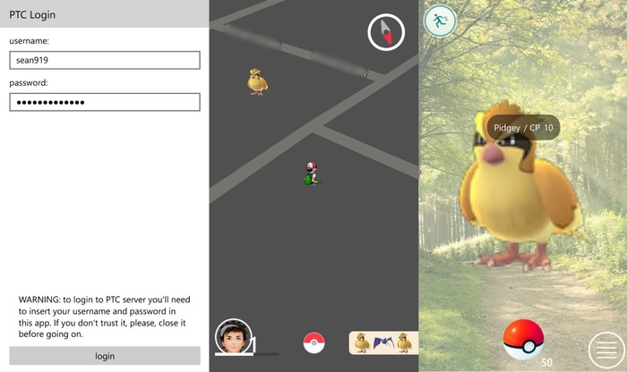  PoGo-UWP pokemon go windows 10 mobile