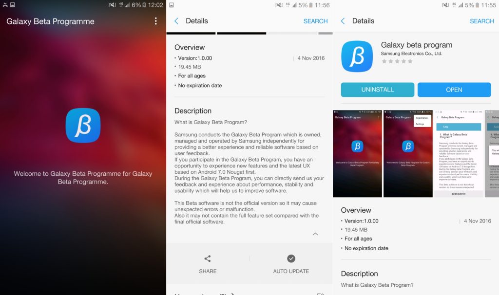 s7 edge beta android