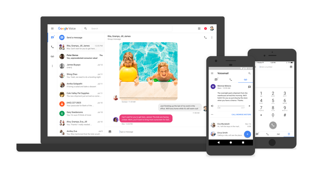 Google Voice vuelve a la vida con una tremenda actualización en todas sus plataformas