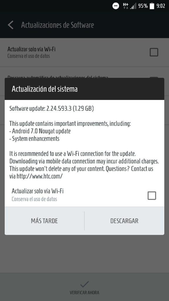 htc 10 nougat
