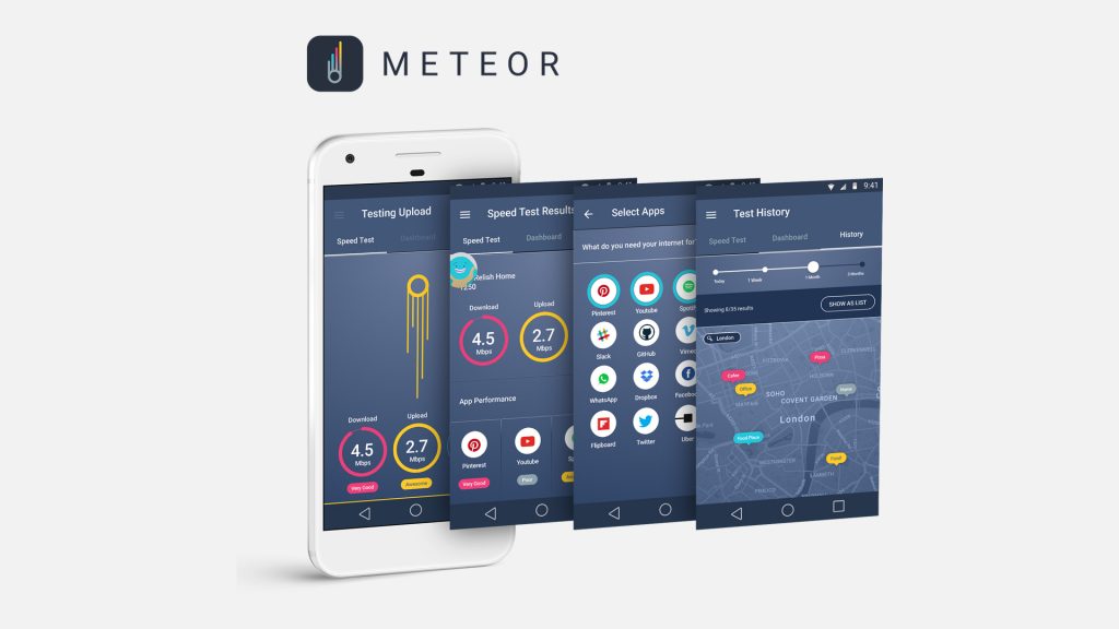 OpenSignal lanza Meteor, una app para medir tu velocidad de internet
