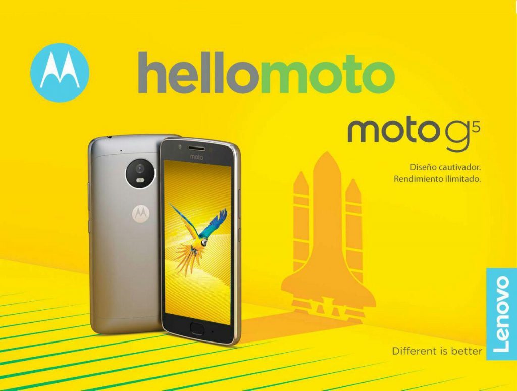 Lenovo hace oficial el nuevo Moto G5 #MWC17