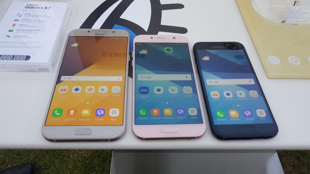 Samsung presenta en Chile los nuevos Galaxy A3, A5 y A7 (2017)