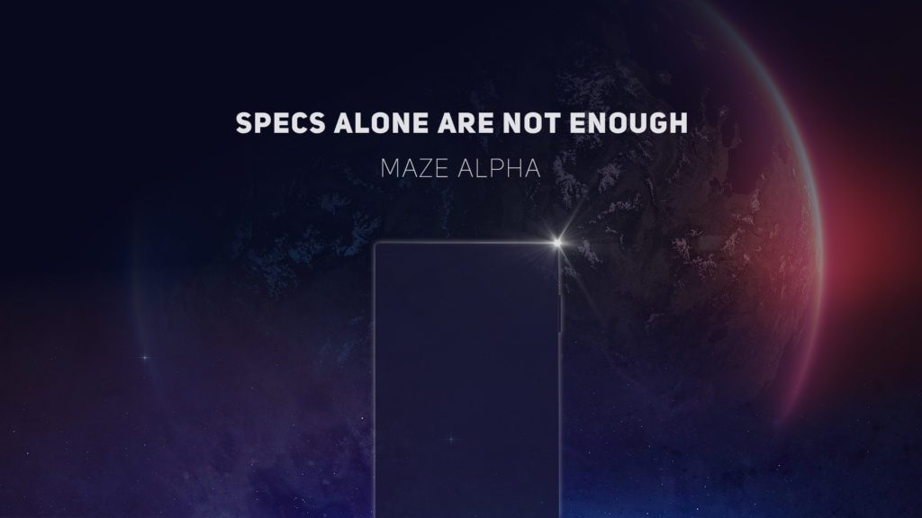 Maze presenta el nuevo Maze Alpha, un teléfono sin bordes como el Xiaomi Mi Mix